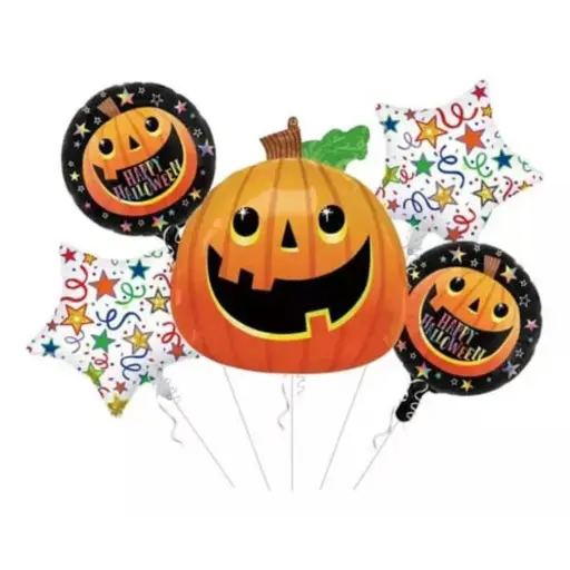 Set de globos halloween con helio 